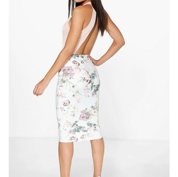 Floral Midi Skirt (4 for $50 - Bundle) - Picture 2 of 5